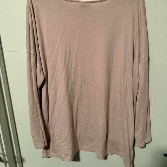 Ava & Viv Soft Pink Long Sleeve Top - Picture 2 of 3